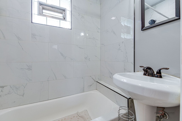 3117 S 53rd Ave, Cicero, IL 60804 - full bathroom with a sink and tub / shower combination