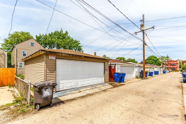 3117 S 53rd Ave, Cicero, IL 60804 - detached garage featuring fence