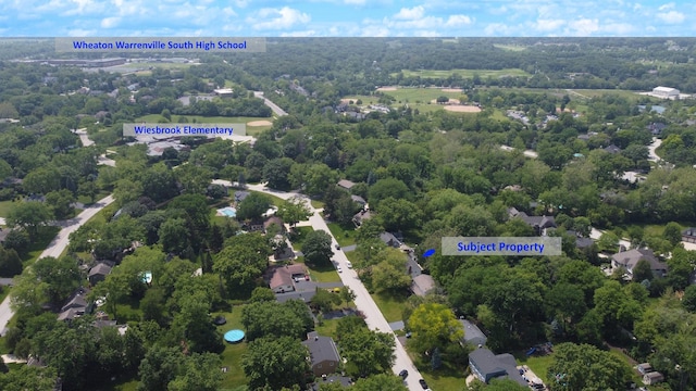 26W266 Tomahawk Dr, Wheaton, IL 60189 - aerial overview of property's location