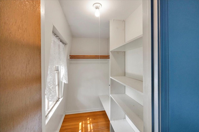26W266 Tomahawk Dr, Wheaton, IL 60189 - spacious closet with light wood finished floors