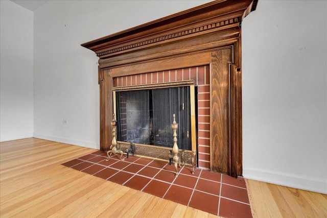 26W266 Tomahawk Dr, Wheaton, IL 60189 - detailed view of wood finished floors and baseboards