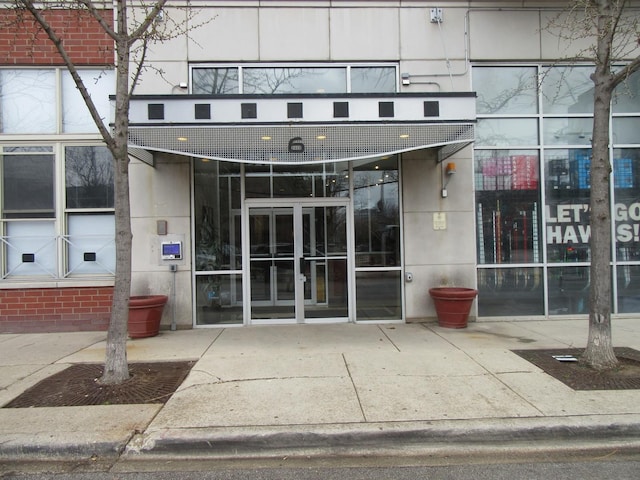 view of exterior entry