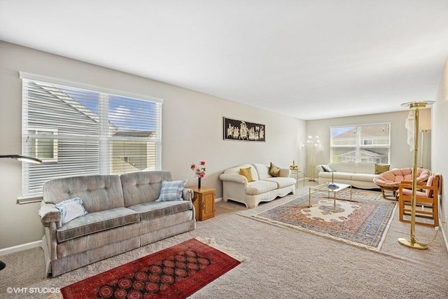 1683 Rockefeller Dr, Mundelein, IL 60060 - living area with carpet floors and baseboards