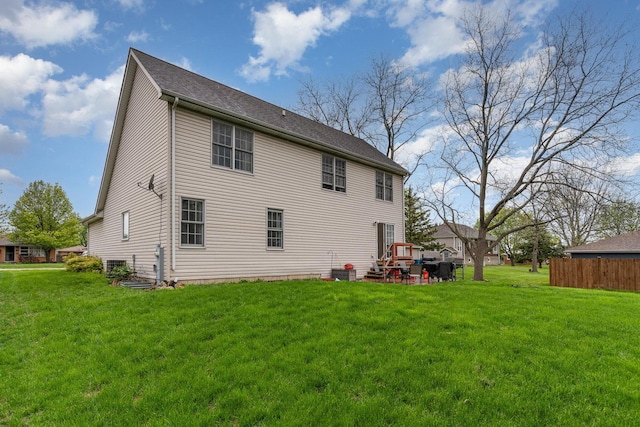 1918 Clement St, Crest Hill, IL 60403 - back of property featuring a lawn