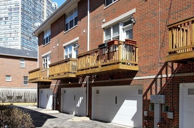 view of property featuring an attached garage