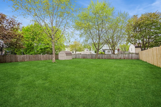 1326 Narragansett Dr, Carol Stream, IL 60188 - view of yard featuring a storage shed and an outdoor structure