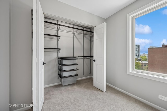 view of closet