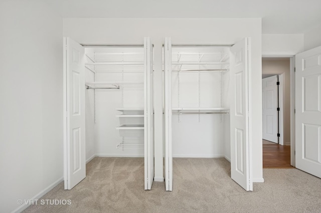 view of closet