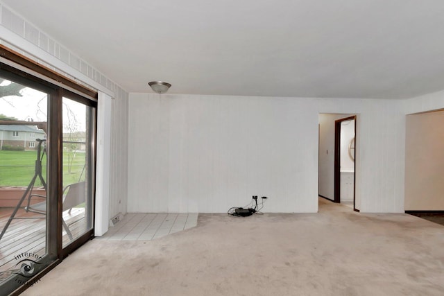 unfurnished room with carpet