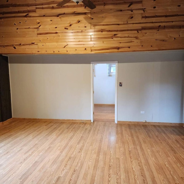 5900 W 110th St, Chicago Ridge, IL 60415 - interior space featuring light wood finished floors, baseboards, and a ceiling fan