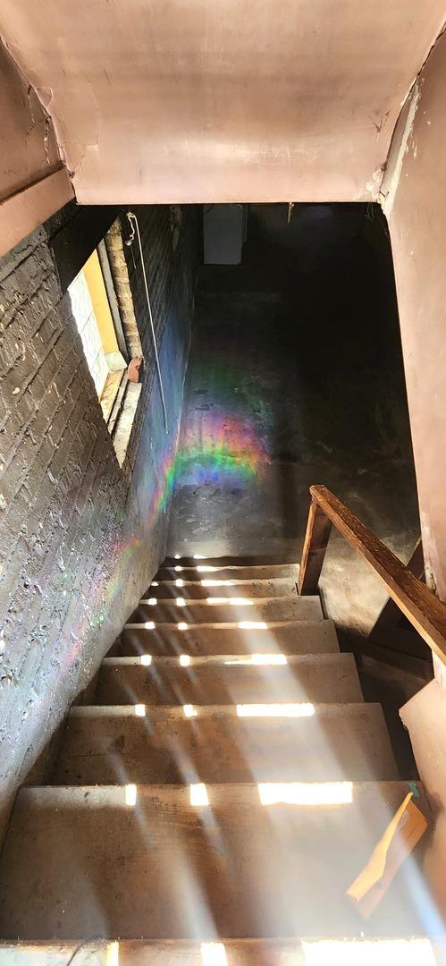7943 S Vernon Ave, Chicago, IL 60619 - stairway featuring wood finished floors