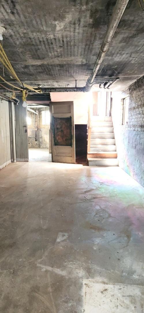 7943 S Vernon Ave, Chicago, IL 60619 - basement featuring stairs
