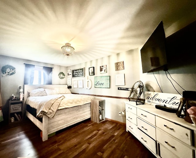 1310 E 15th Rd, Streator, IL 61364 - bedroom featuring dark wood finished floors