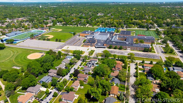 6540 Terrace Dr, Downers Grove, IL 60516 - aerial view of property's location