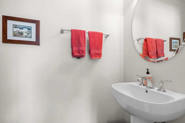 bathroom with a sink