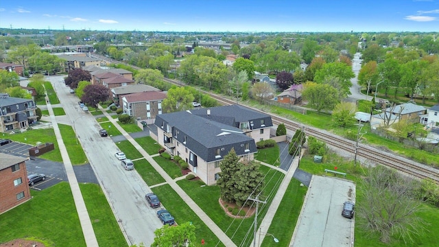 drone / aerial view featuring a residential view