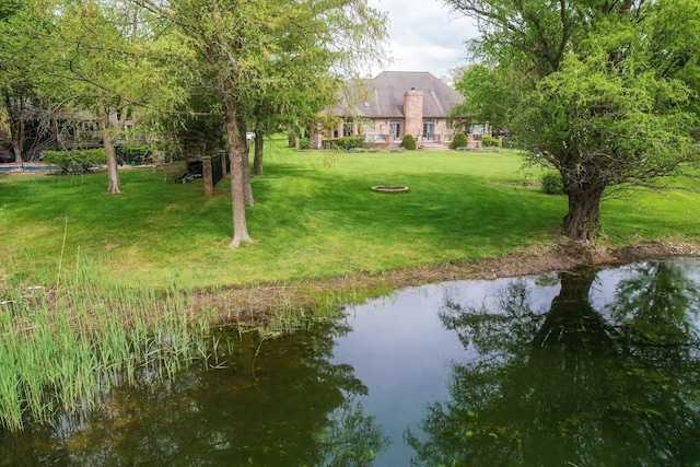 2835 N Bulrush Ct, Coal City, IL 60416 - view of grassy yard featuring a water view