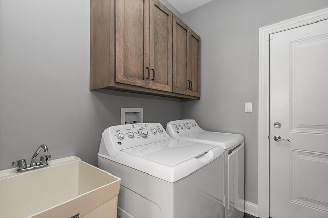 11130 Alpine Ln, Orland Park, IL 60467 - laundry room with separate washer and dryer and cabinet space