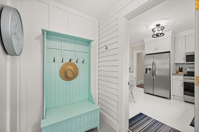 view of mudroom