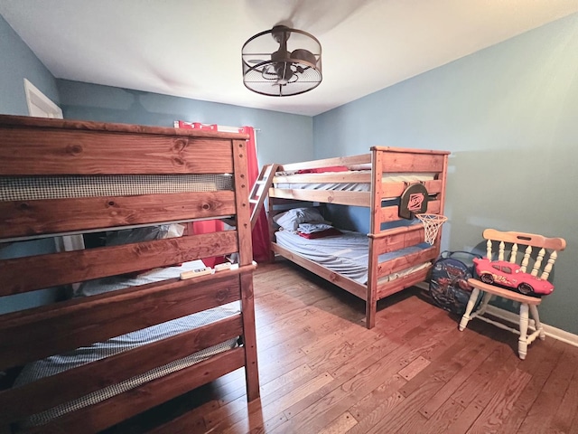 4508 Mccauley Rd, Woodstock, IL 60098 - bedroom featuring wood-type flooring and baseboards
