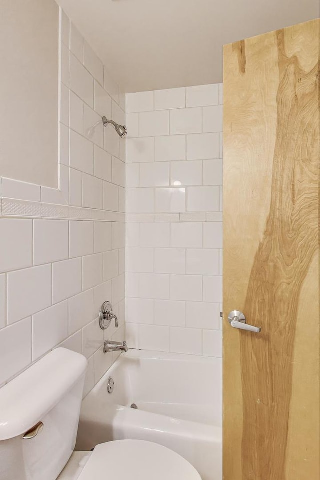1214 N Marion Ct Unit A, Chicago, IL 60622 - full bathroom featuring  shower combination and tile walls