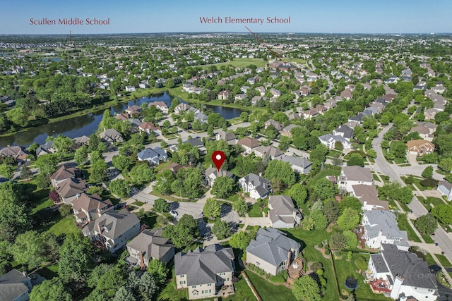 2411 Williamstown Ct, Naperville, IL 60564 - view of property location with a nearby body of water and nearby suburban area