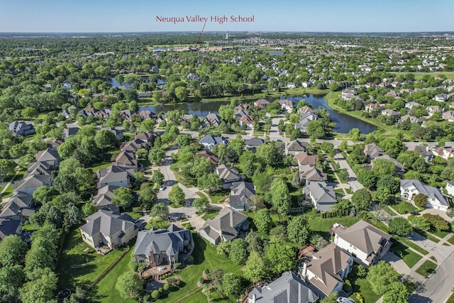 2411 Williamstown Ct, Naperville, IL 60564 - view of property location with nearby suburban area and a large body of water