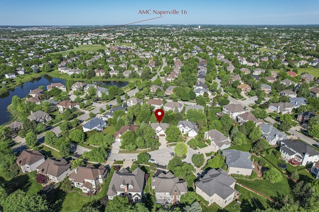 2411 Williamstown Ct, Naperville, IL 60564 - view of property location featuring a large body of water and nearby suburban area