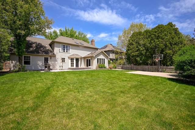 1408 Ambleside Cir, Naperville, IL 60540 - rear view of property with a patio area and a chimney