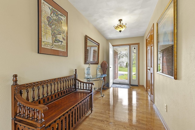 11920 Hunterston Dr, Caledonia, IL 61011 - foyer featuring light wood-style flooring and baseboards