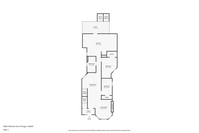 6430 S Eberhart Ave, Chicago, IL 60637 - stairs featuring wood finished floors, recessed lighting, and baseboards