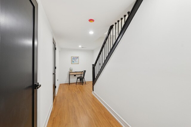 6430 S Eberhart Ave, Chicago, IL 60637 - bedroom with light wood-type flooring, recessed lighting, and baseboards