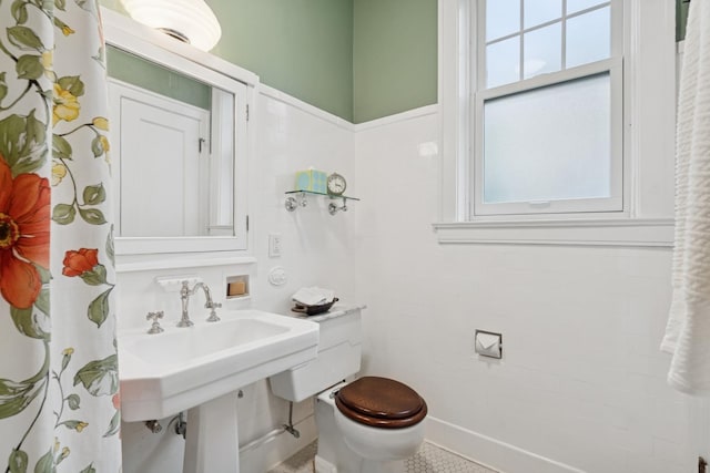 bathroom with toilet