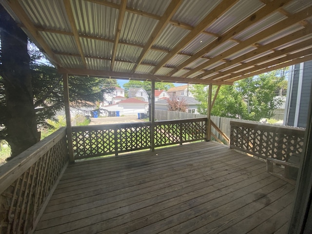 5014 W Strong St, Chicago, IL 60630 - view of wooden terrace