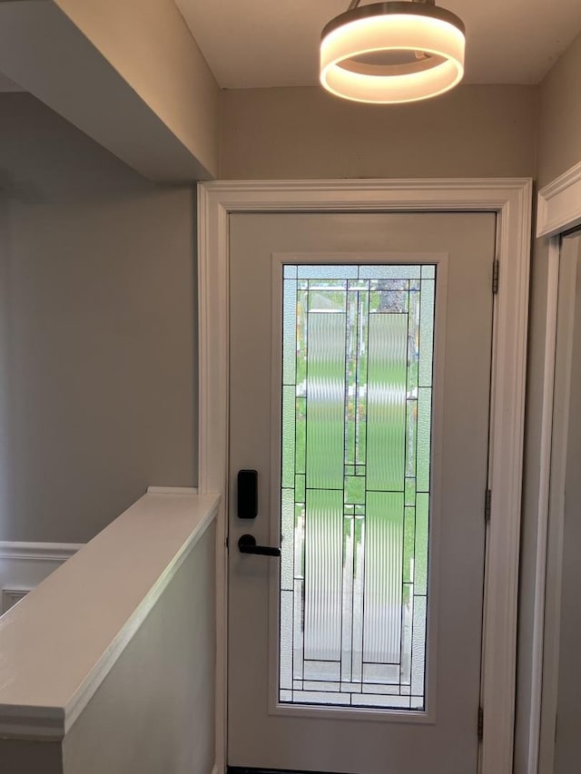 view of doorway to outside