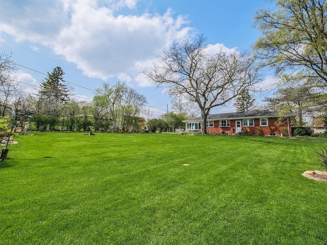 view of yard