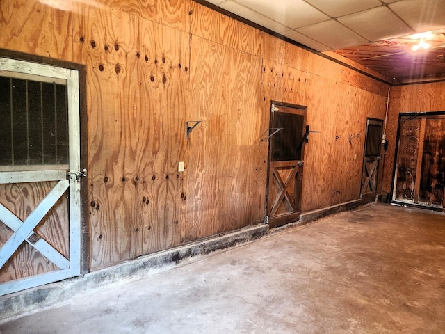 view of horse barn