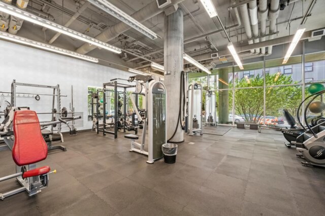 view of gym