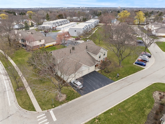 5177 Coventry Ln Unit D, Gurnee, IL 60031 - bird's eye view featuring a residential view