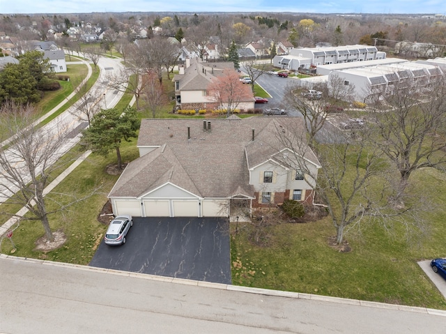 5177 Coventry Ln Unit D, Gurnee, IL 60031 - aerial view featuring a residential view