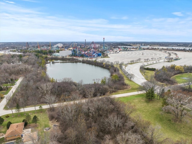 5177 Coventry Ln Unit D, Gurnee, IL 60031 - bird's eye view featuring a water view