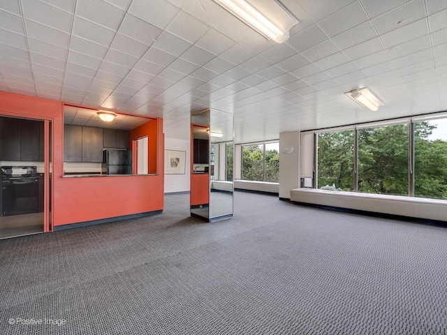 interior space with carpet flooring