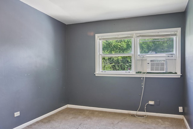561 Minette Ln, Chicago Heights, IL 60411 - carpeted spare room featuring baseboards and cooling unit