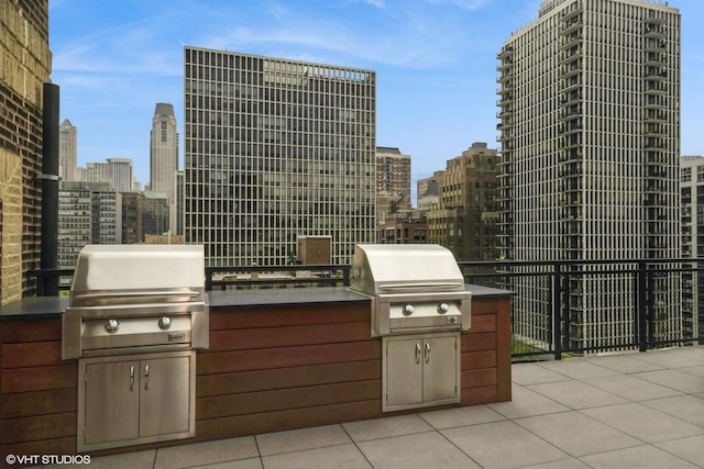 1255 N State Pkwy Unit 4G, Chicago, IL 60610 - view of patio / terrace with a skyline view