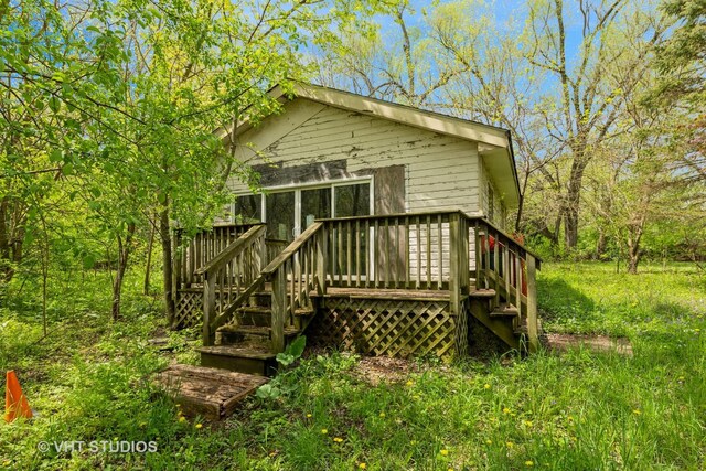 561 S Drive Drive S, Elgin, IL 60177 - view of outdoor structure with stairway