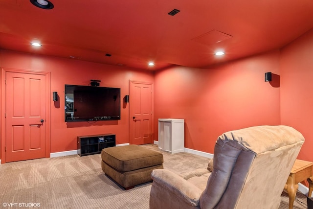12116 Winterberry Ln, Plainfield, IL 60585 - carpeted cinema featuring recessed lighting and baseboards