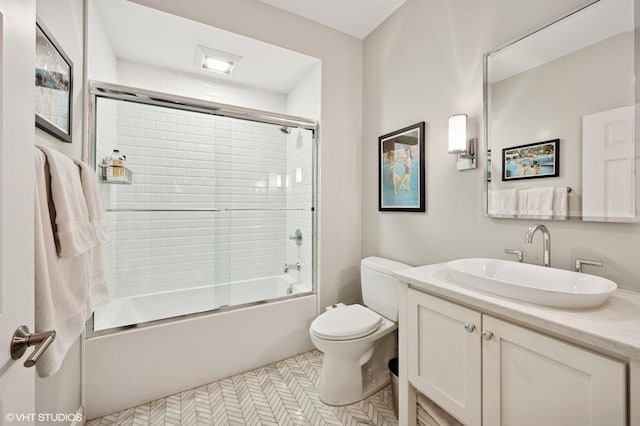 1122 N Dearborn St Unit 10A, Chicago, IL 60610 - full bath featuring toilet, enclosed tub / shower combo, and vanity