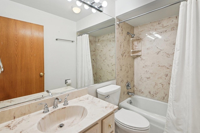 101 Bar Harbour Rd Unit 6N, Schaumburg, IL 60193 - full bathroom with shower / bathtub combination with curtain, toilet, and vanity