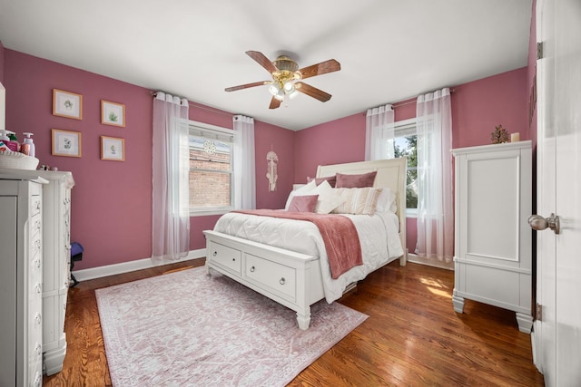 1612 Gardner Rd, Westchester, IL 60154 - bedroom with multiple windows, wood finished floors, and baseboards