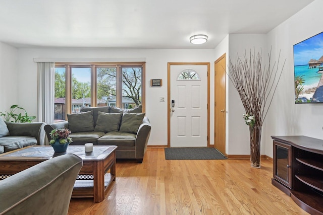 2740 W 35th Pl, Chicago, IL 60632 - living area featuring light wood finished floors and baseboards